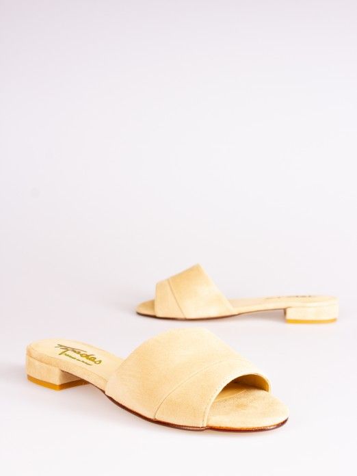 Double Suede Mules