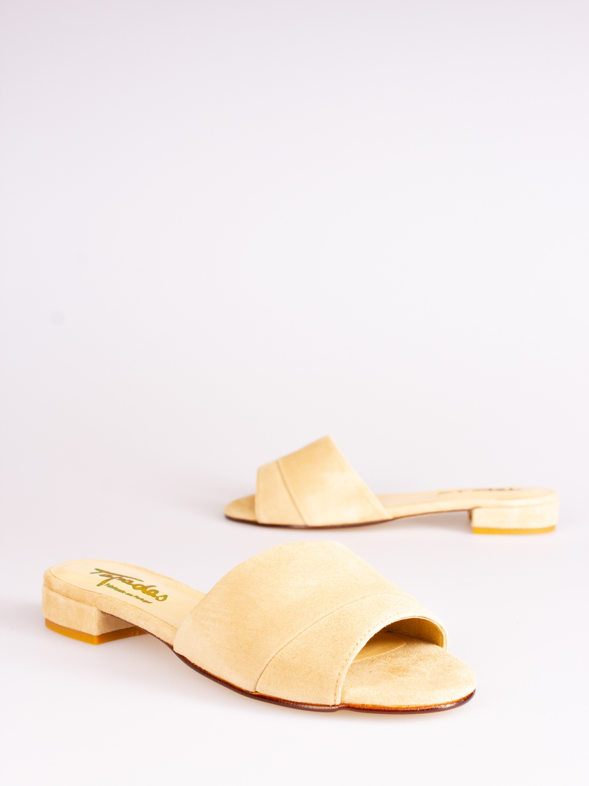 Double Suede Mules