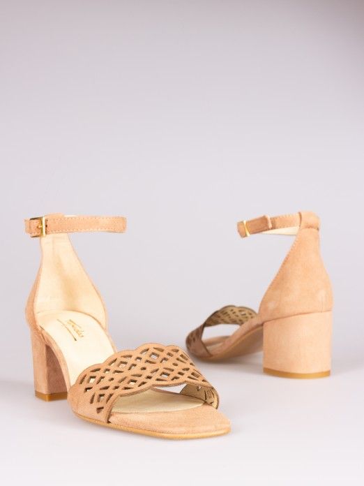 Cut-out Detail Sandals