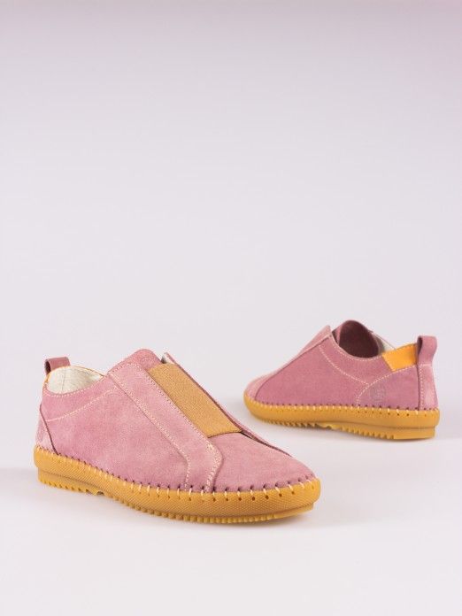 Elasticated Suede Sneakers