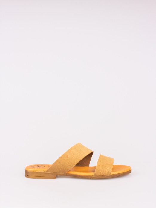 Double Strap Suede Slipper Double Strap Suede Slipper
