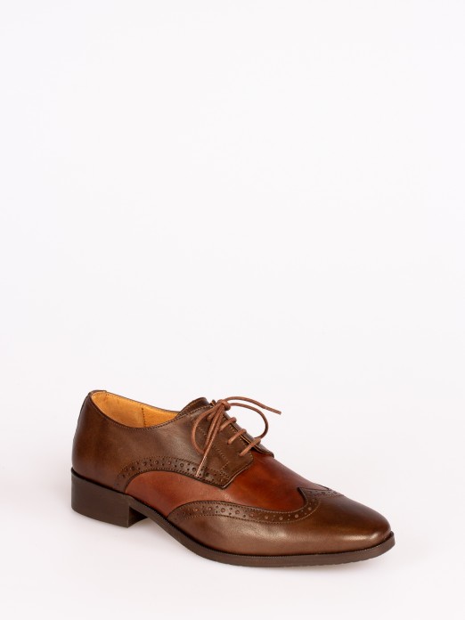 Oxford Bicolor Leather Shoes