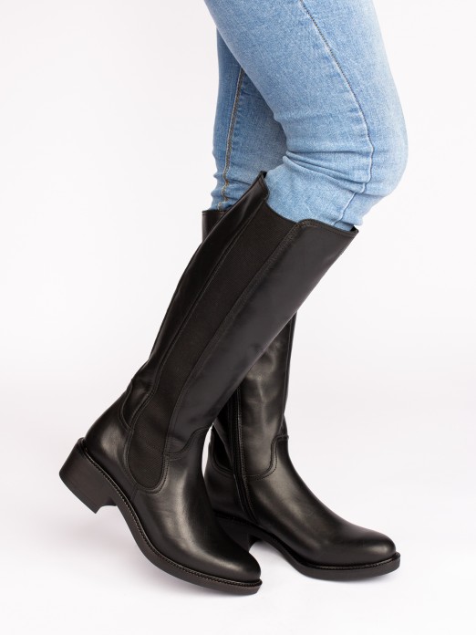 Riding Boots with Elastic