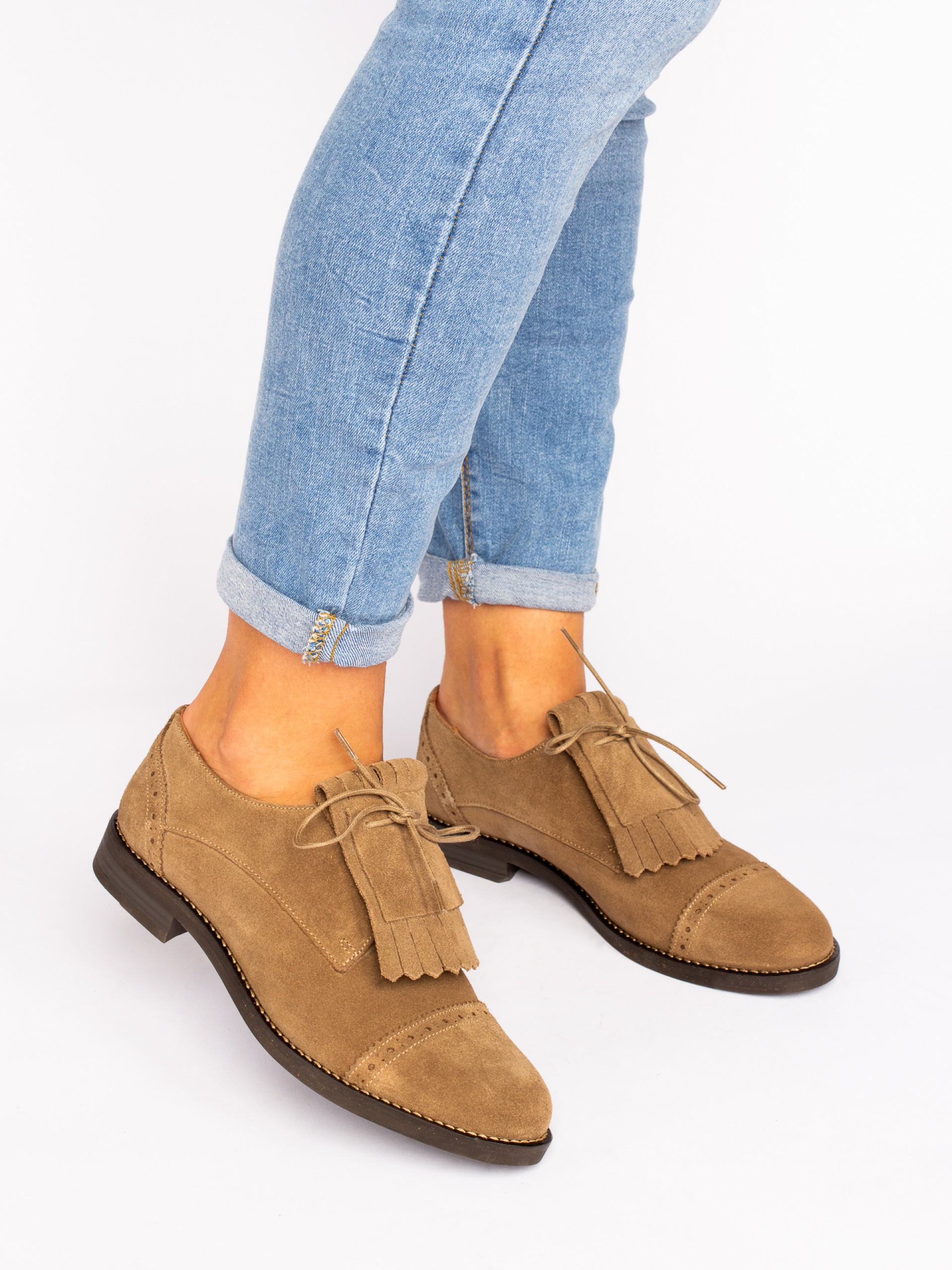 Frindged Suede Shoes