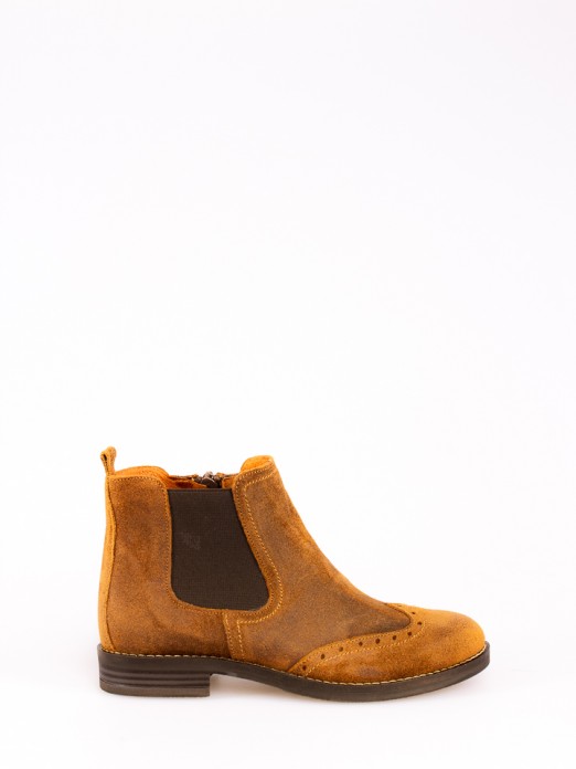 Suede Chelsea Ankle Boots