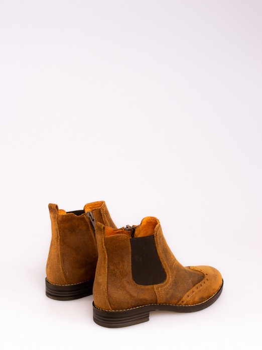 Suede Chelsea Ankle Boots