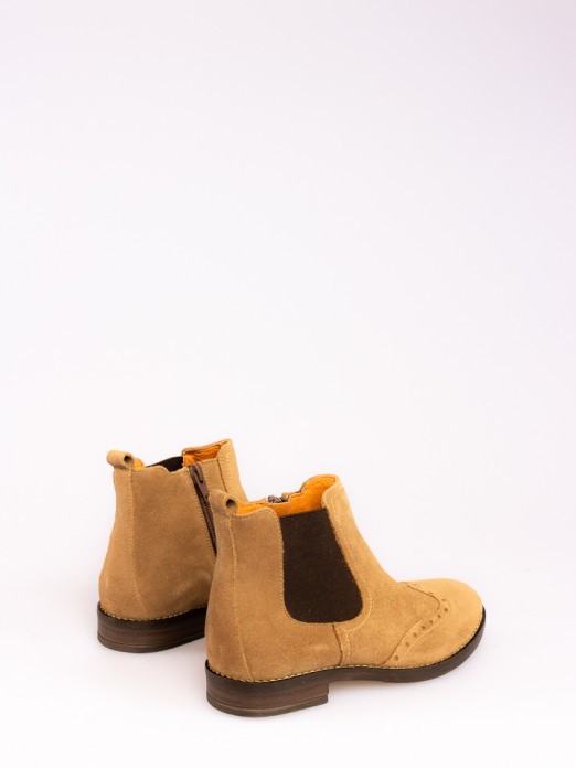 Suede Chelsea Ankle Boots