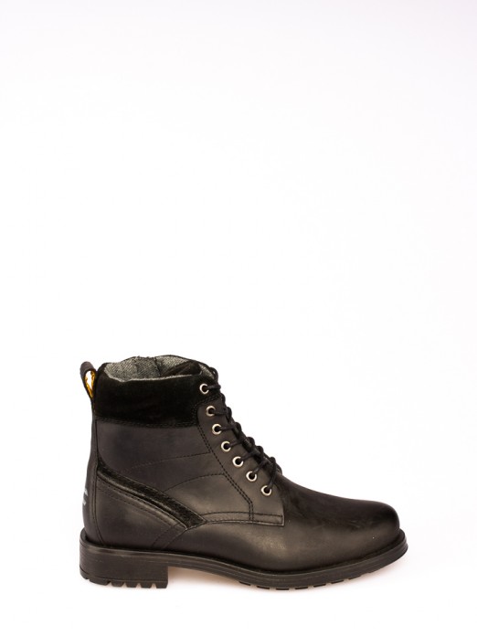 Lace-up Nobuck Boots From Camel