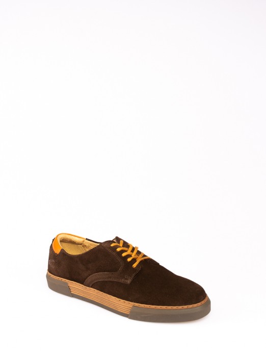 Suede Sneakers From Camel