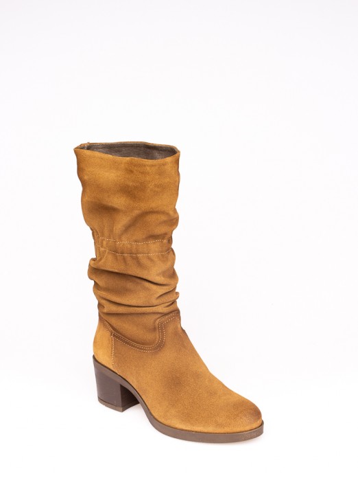 Suede Mid-Calf Boots Suede Mid-Calf Boots