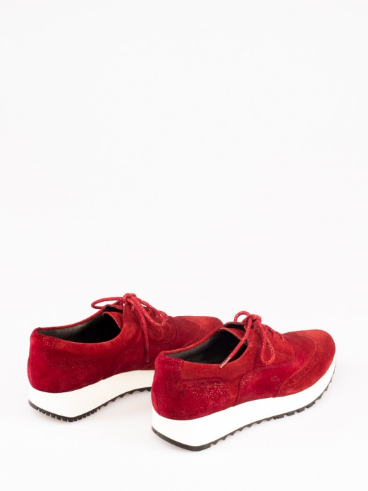 Suede Oxford Sneakers