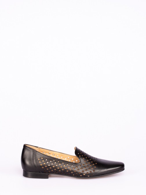 Perforated Leather Loafers