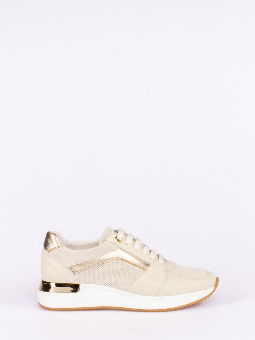 Suede and Leather Sneakers