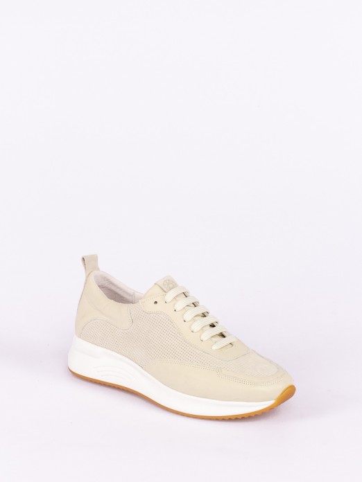 Perforated Suede Sneakers