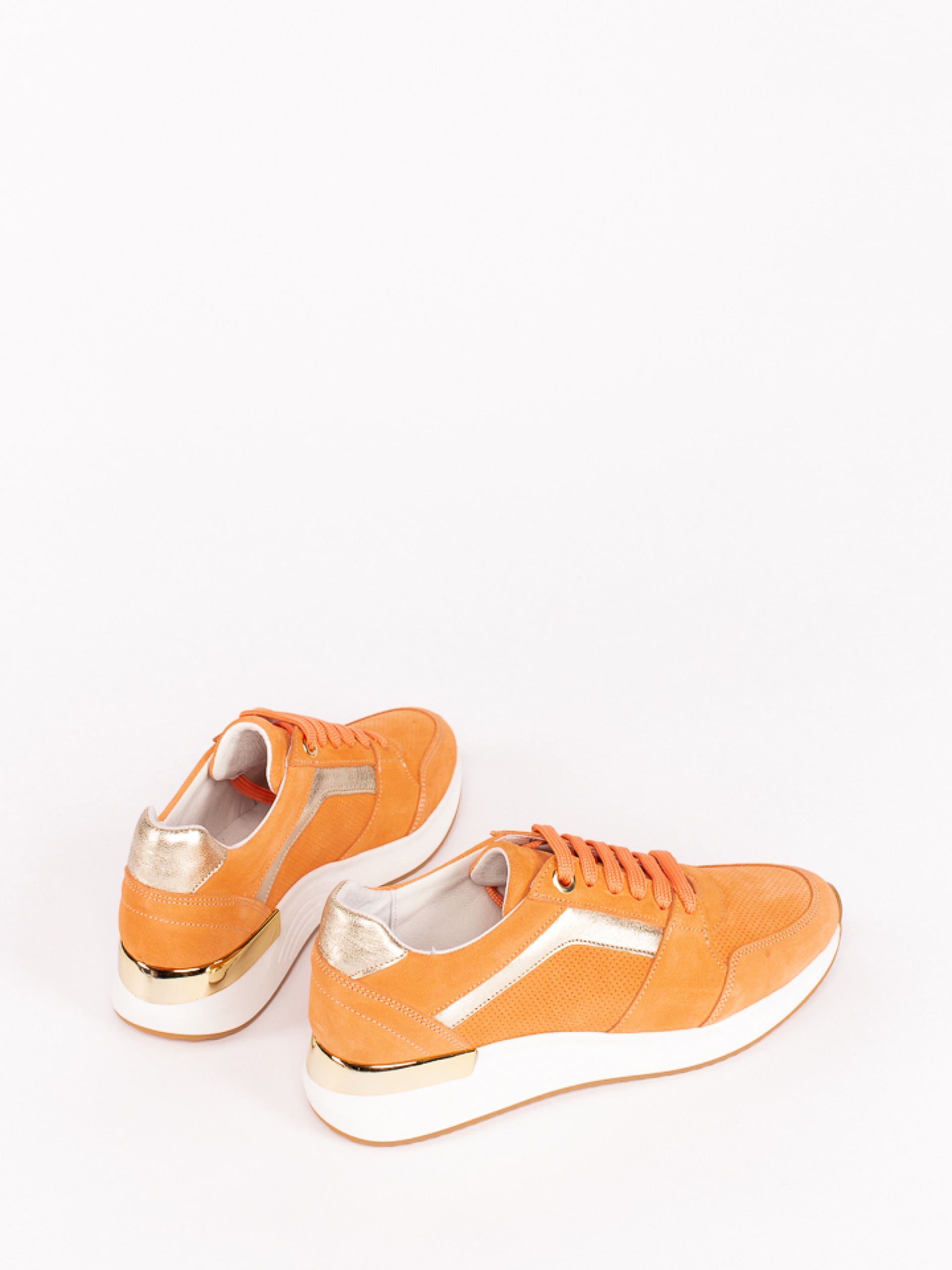 Lace-up Suede Sneakers