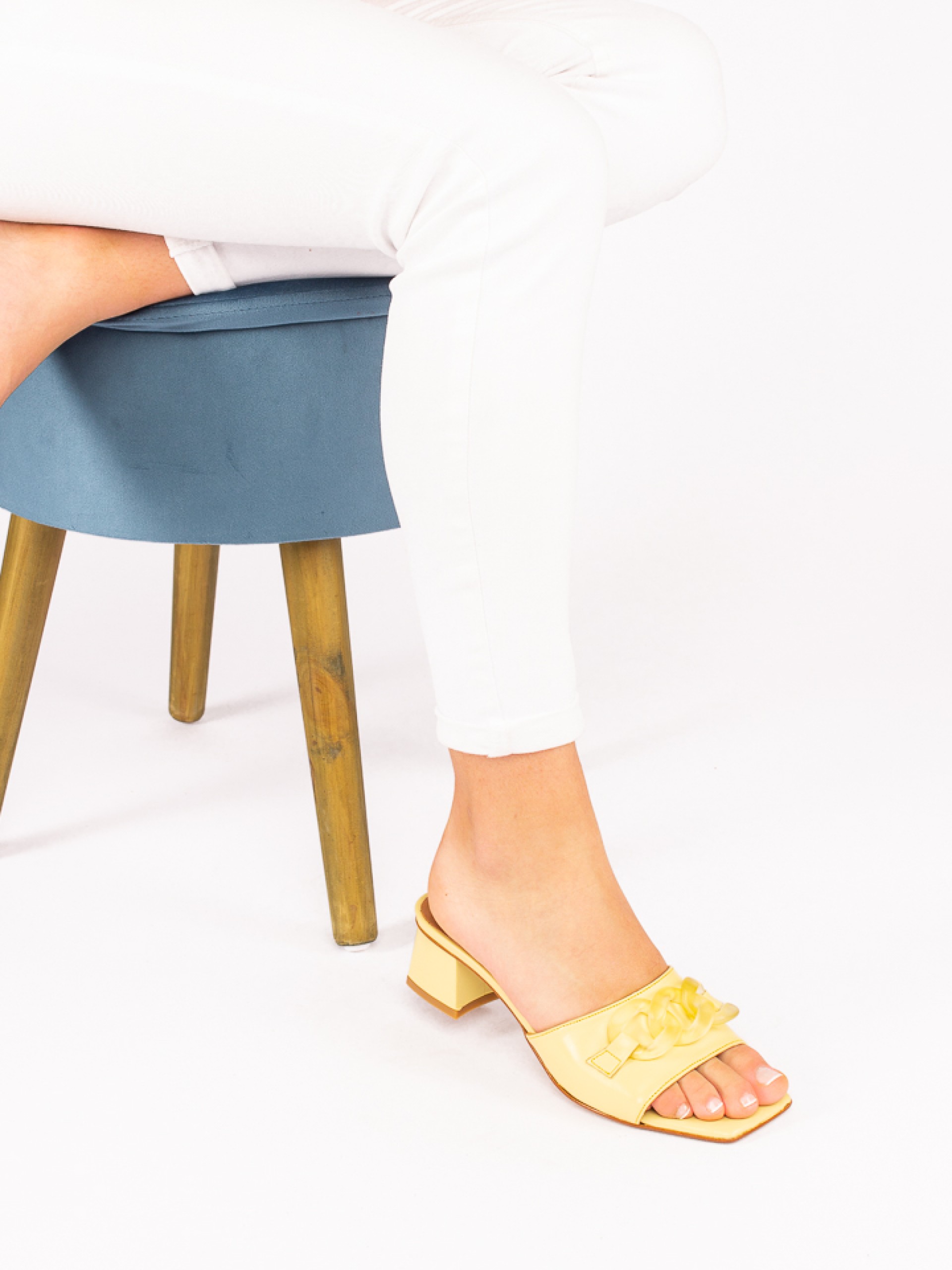 Mule Sandals with Application