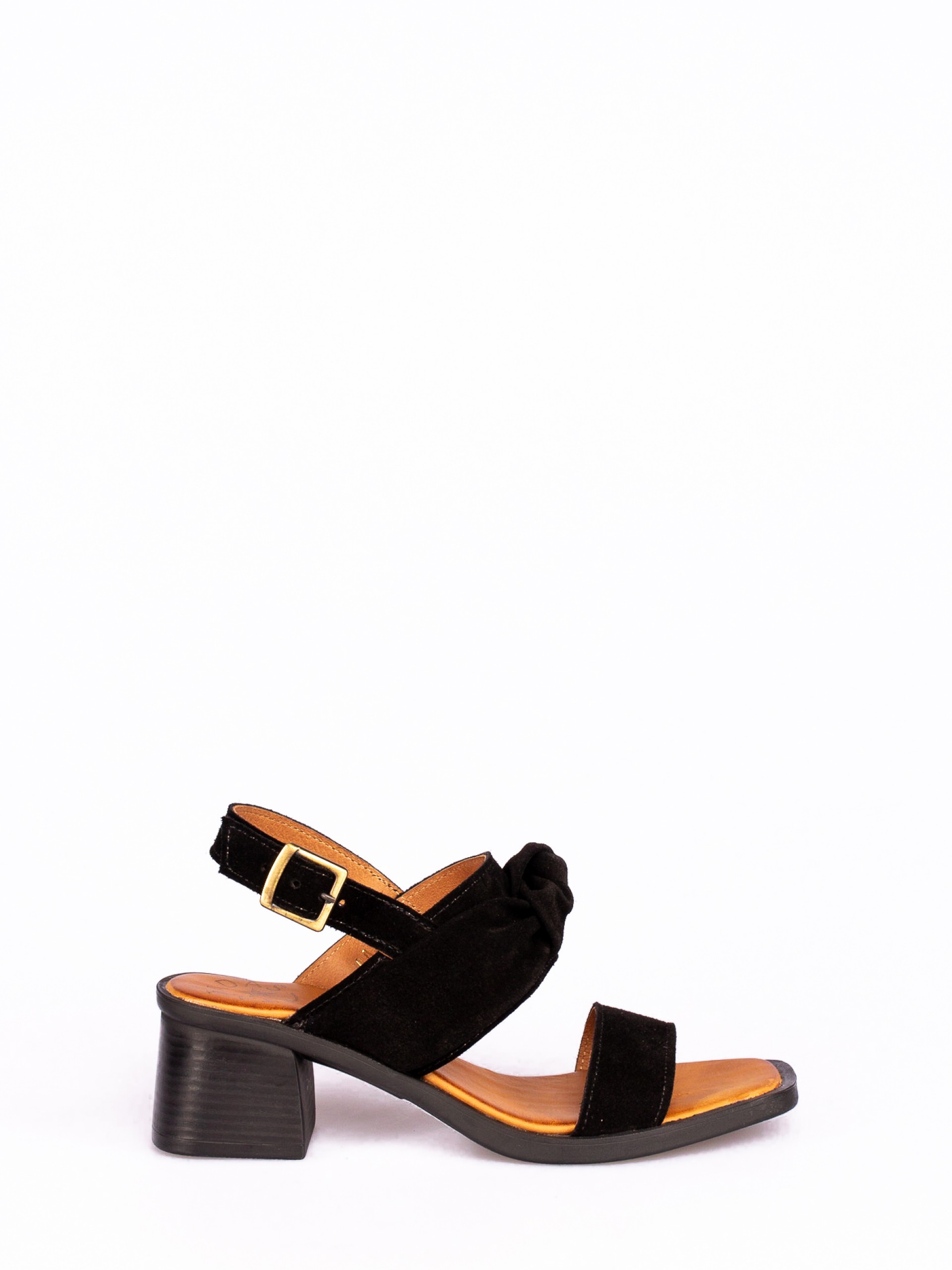 Sandália de Salto com Nó