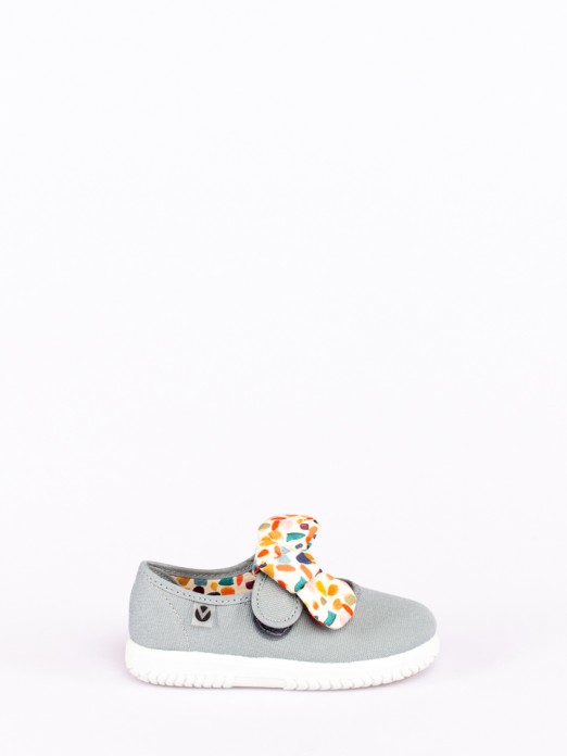 Victoria Ballerinas with Printed Bow 20/30