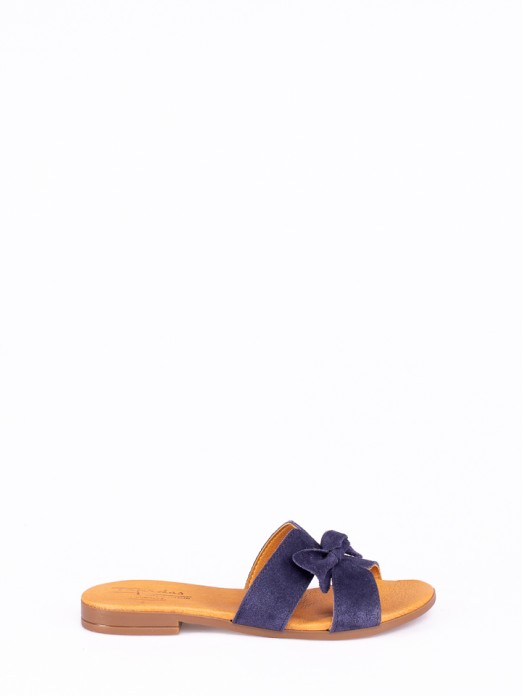 Bow Suede Slipper