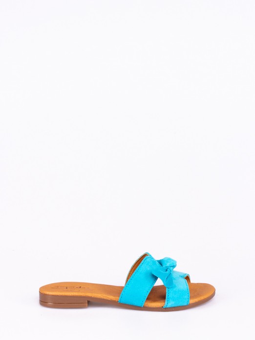 Bow Suede Slipper