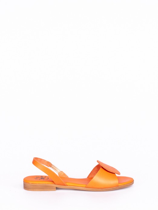 Leather Flat Sandals