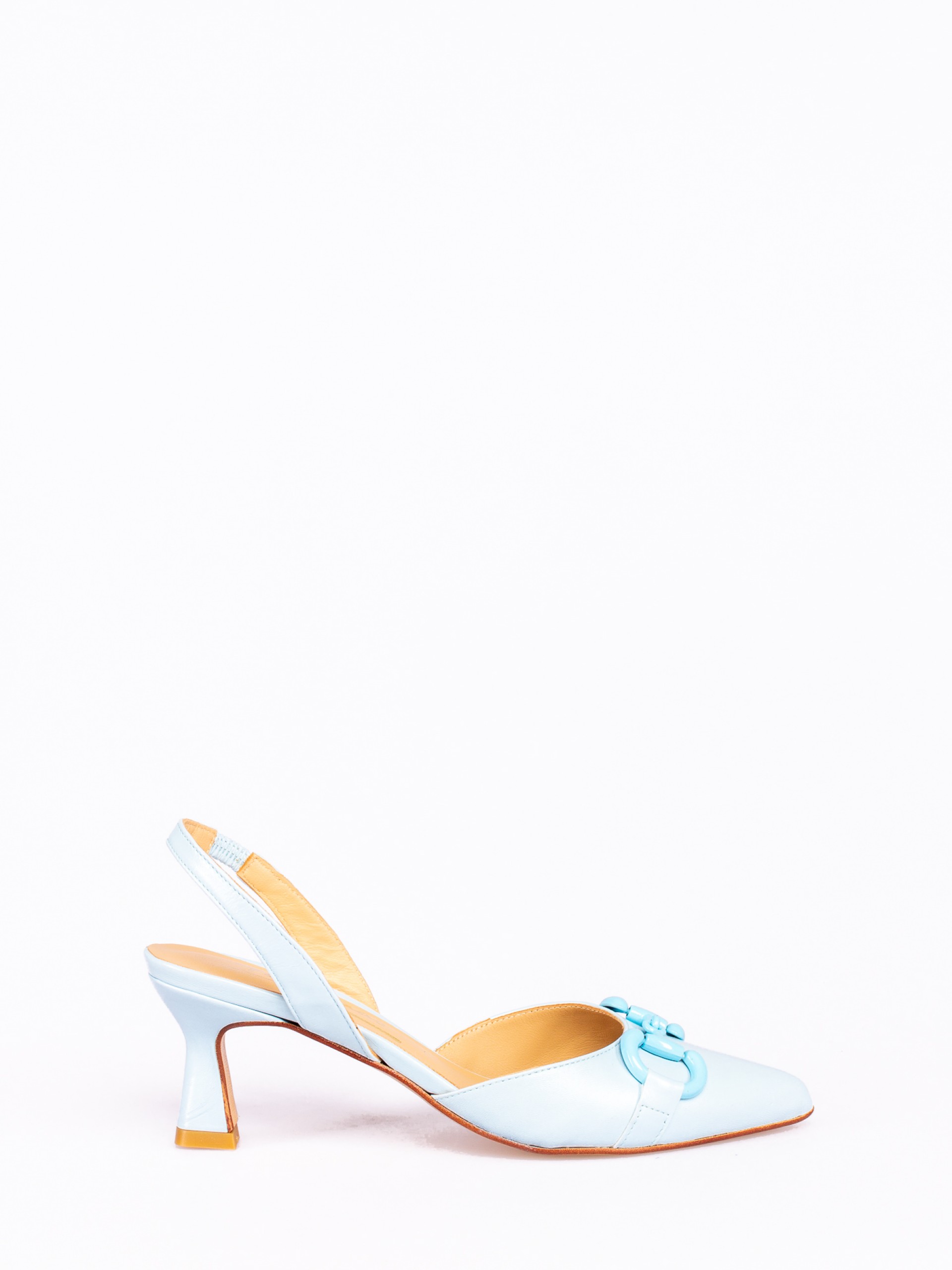 Leather Mules with Application