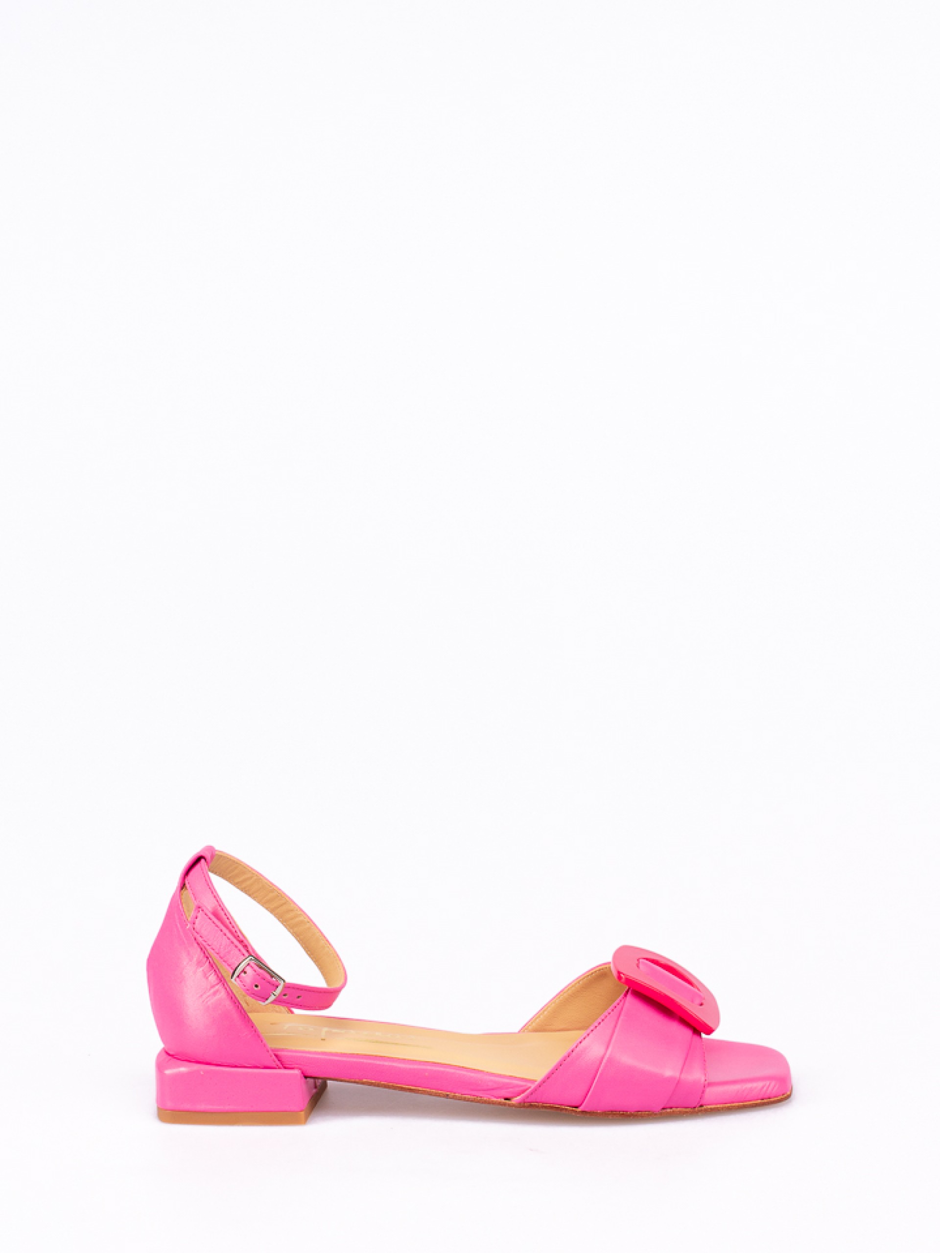 Low Heel Sandal with Chain