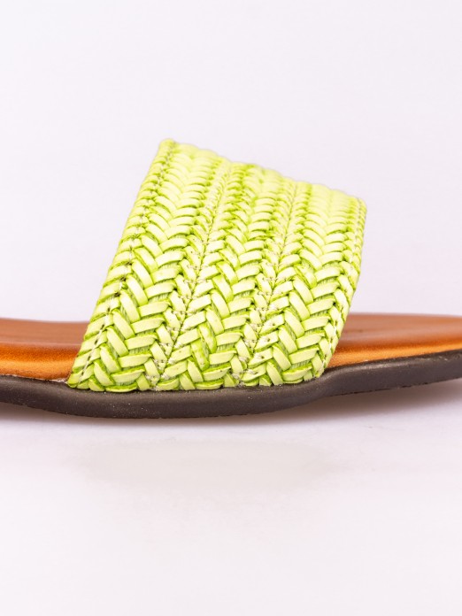 Leather Flat Sandal