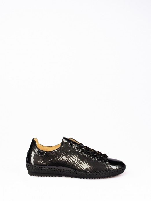 Varnished Leather Sneakers