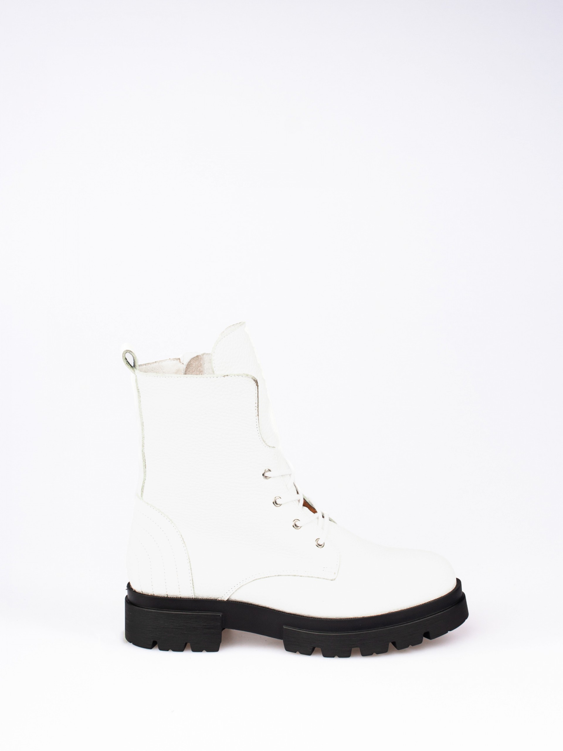 Leather Lace-up Boots