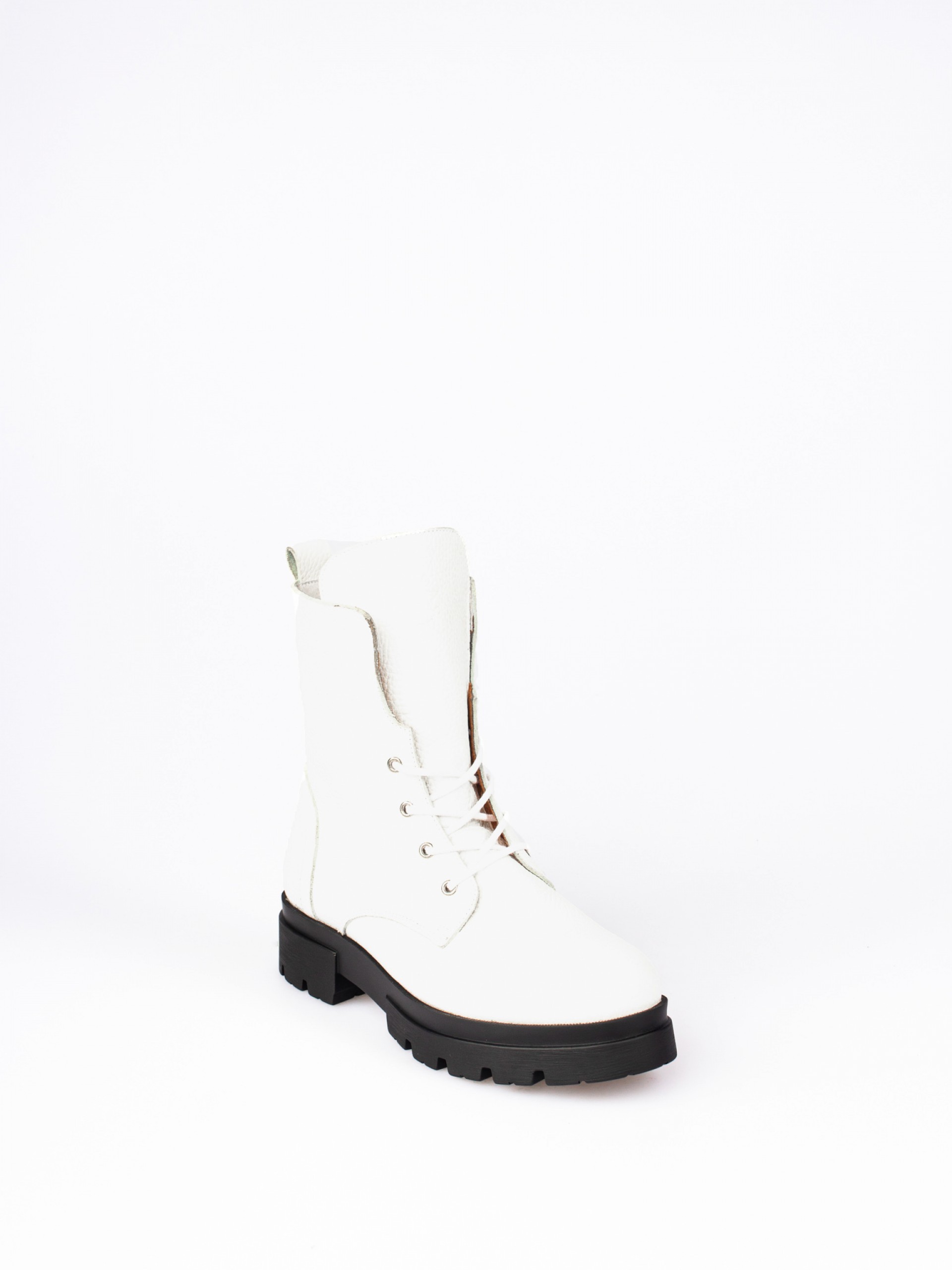 Leather Lace-up Boots