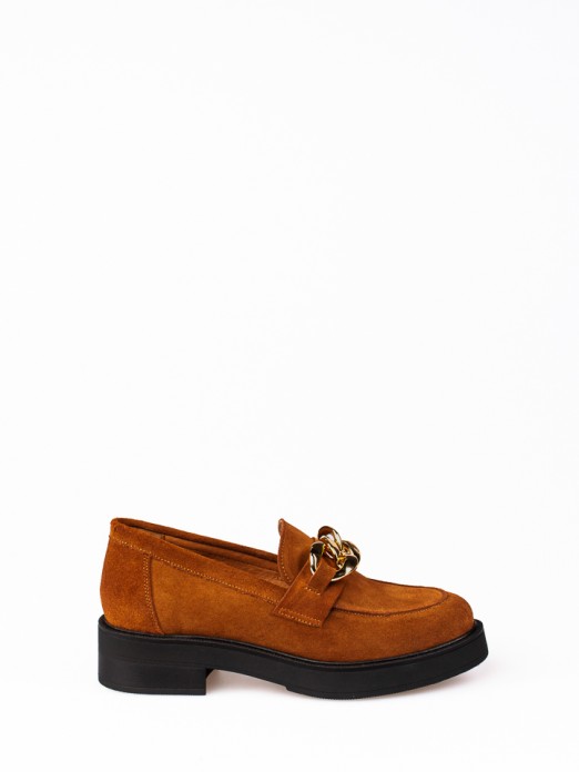 Suede Chunky Loafers