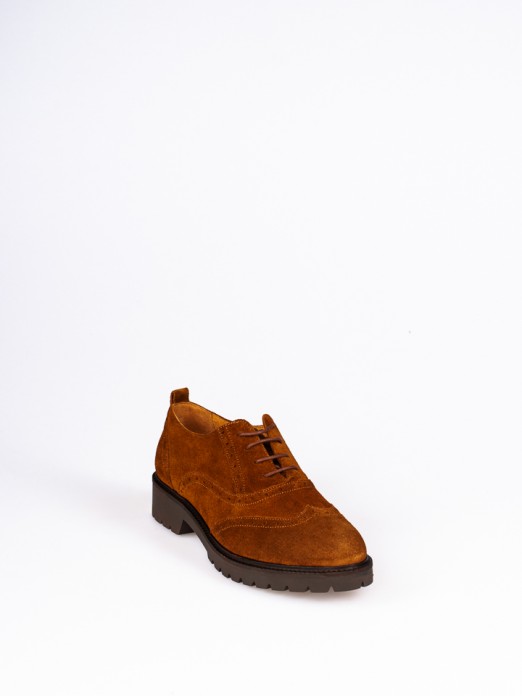 Suede Oxford Shoes