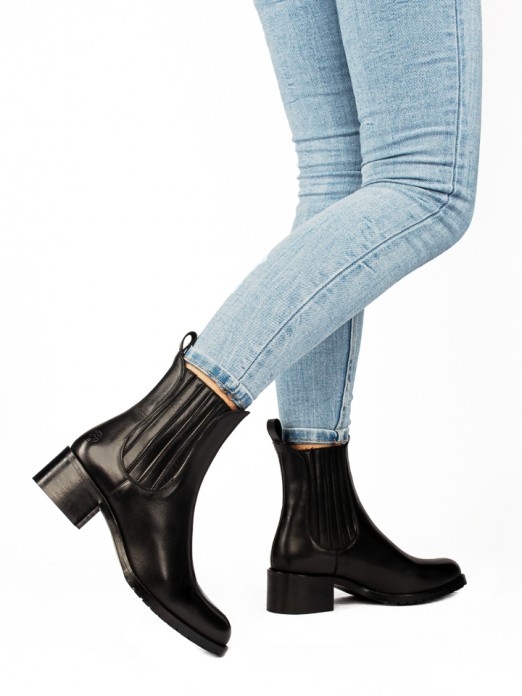 Classic Leather Ankle Boots