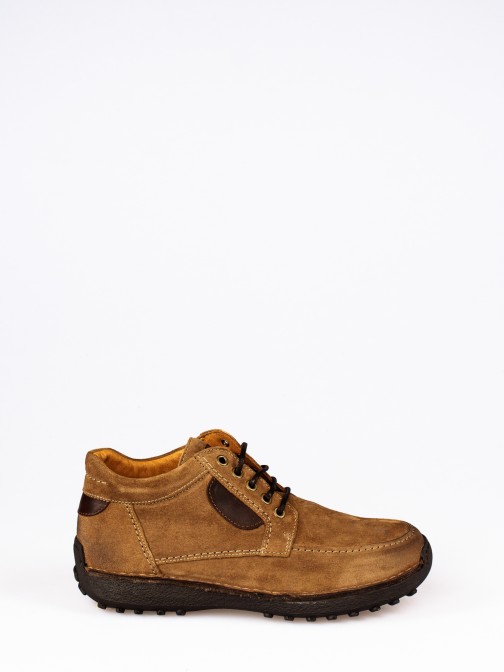 Suede Lace-Up Shoes
