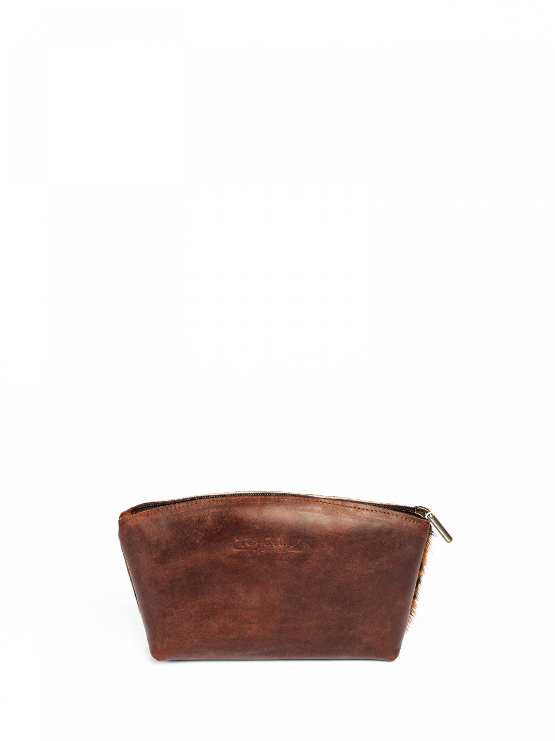 Animal-Print Leather Medium Purse