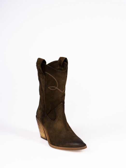 Cowboy Mid-calf Boots
