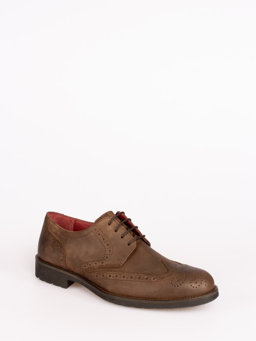 Sapato Oxford em Nobuck