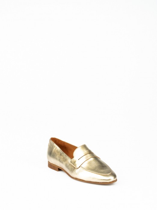 Loafers in Laminated Leather