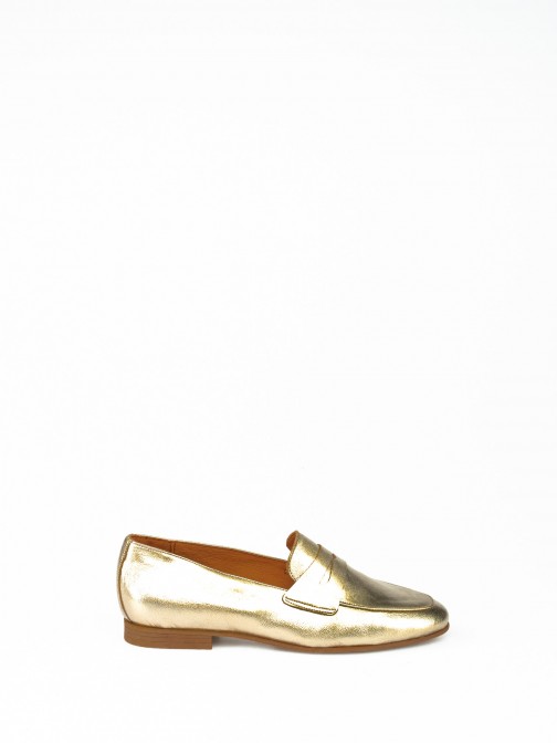 Loafers in Laminated Leather