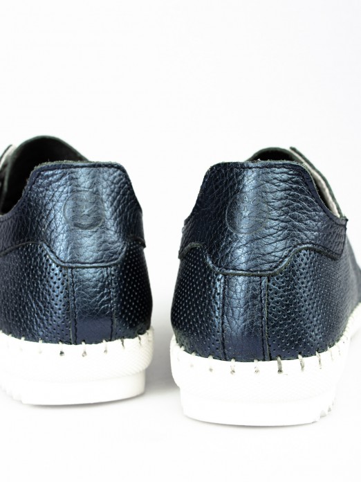 Laminated Leather Sneakers