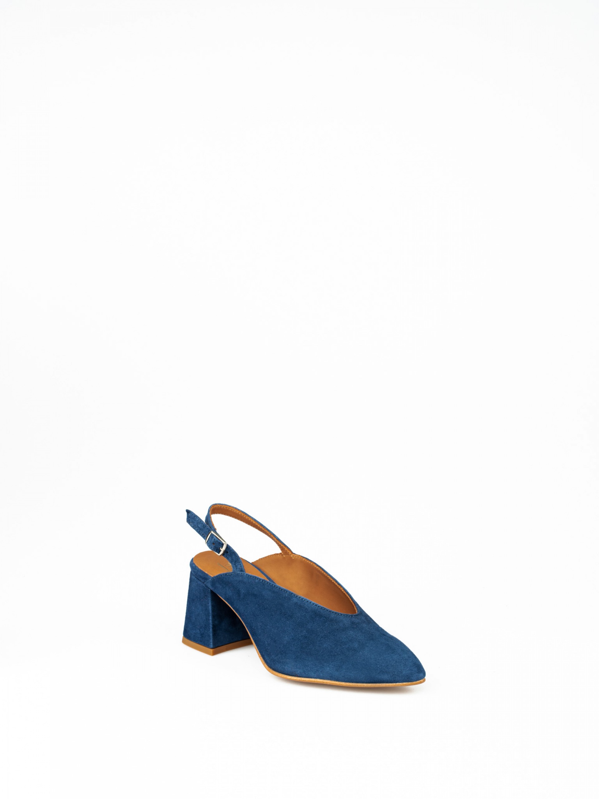 Suede High-heel Mule