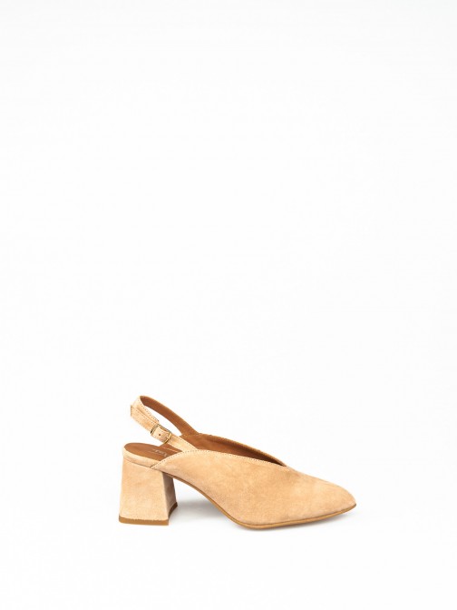 Suede High-heel Mule