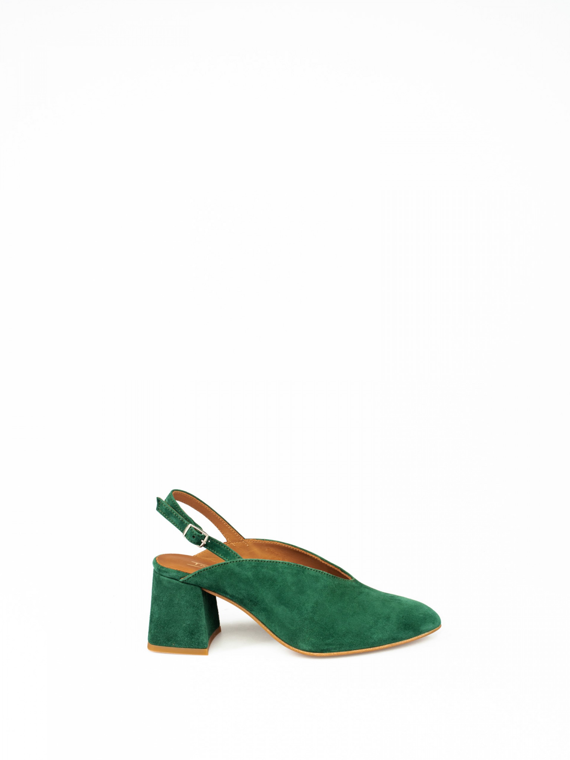 Suede High-heel Mule
