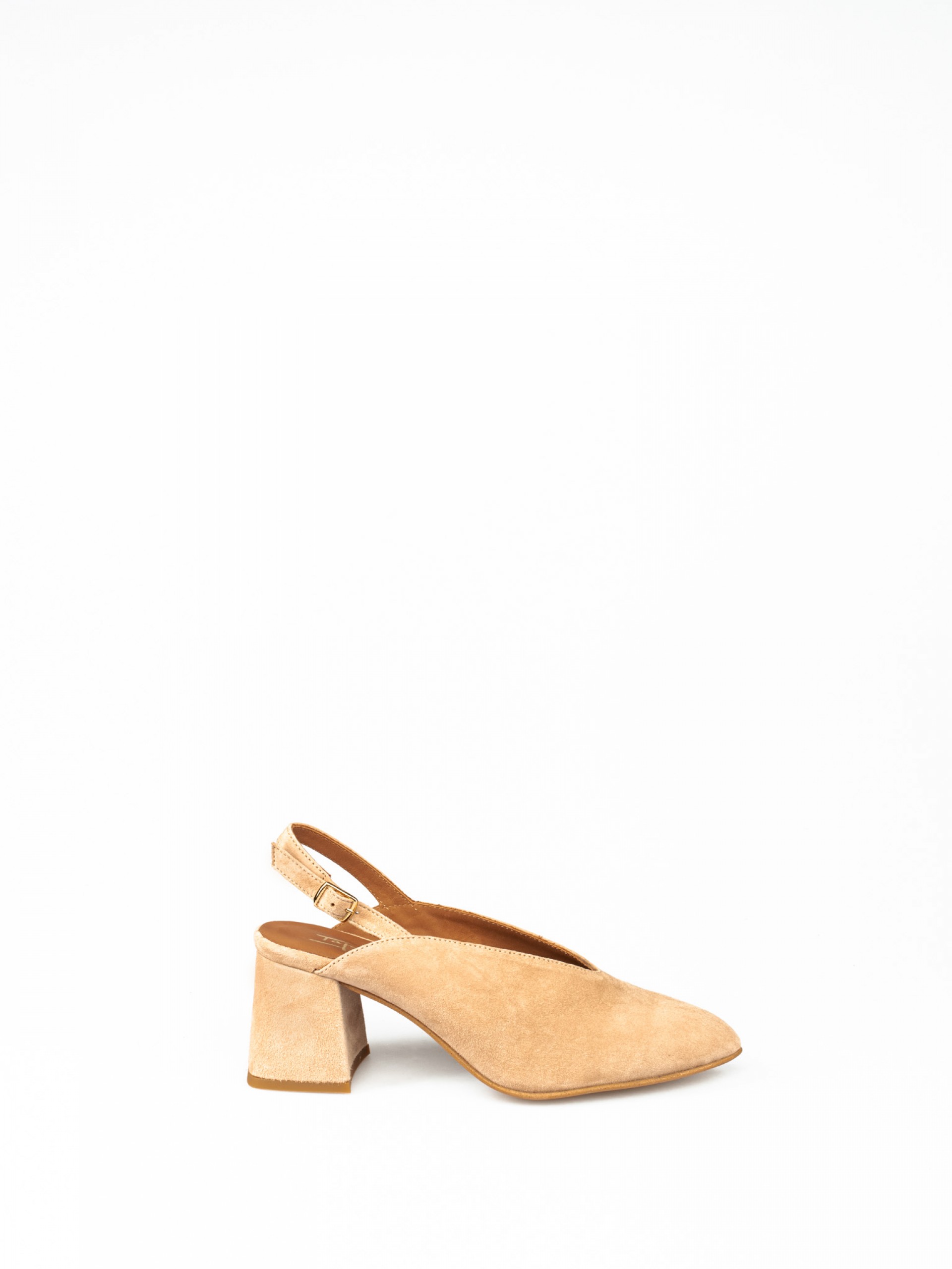 Suede High-heel Mule