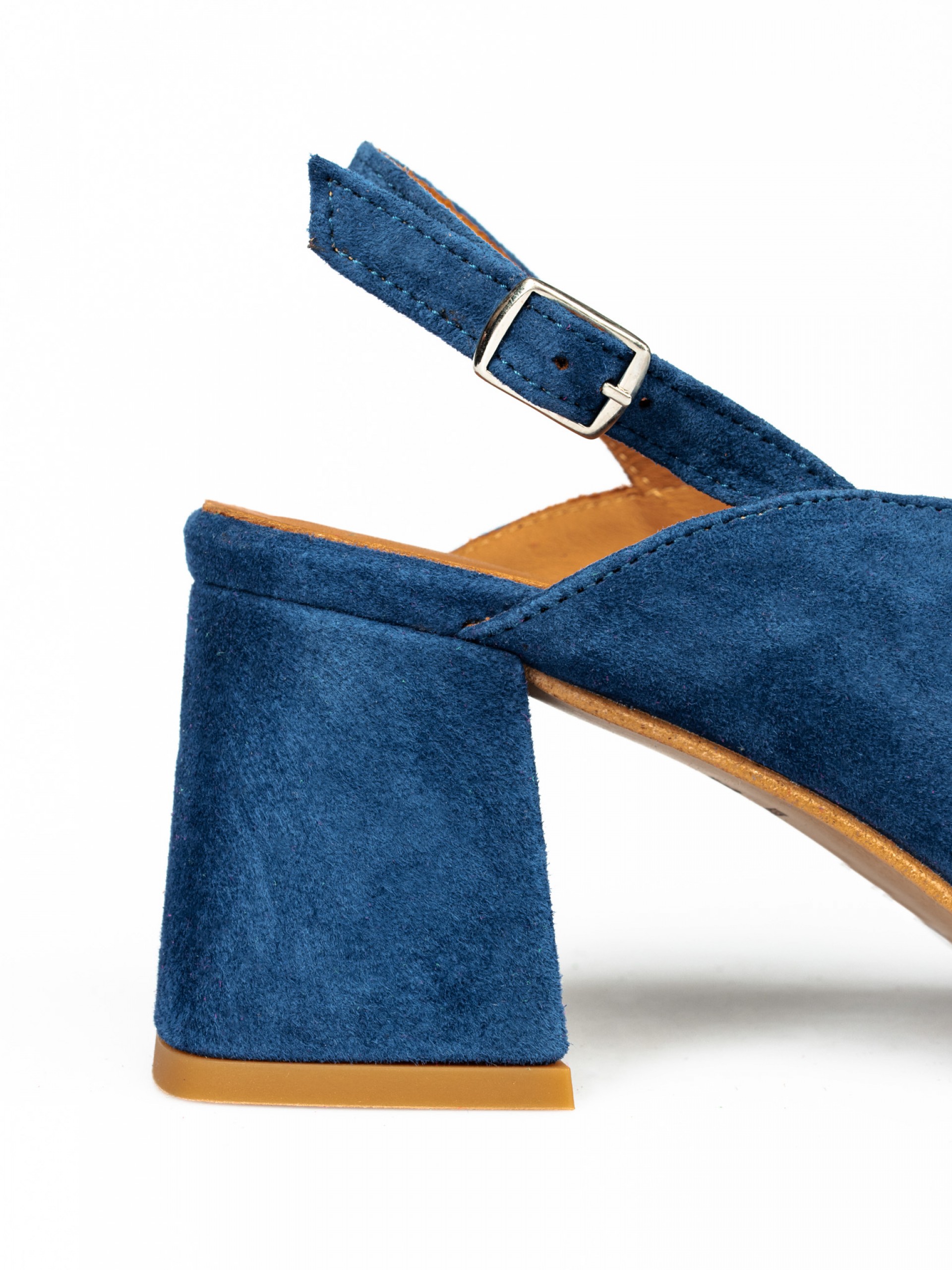 Suede High-heel Mule