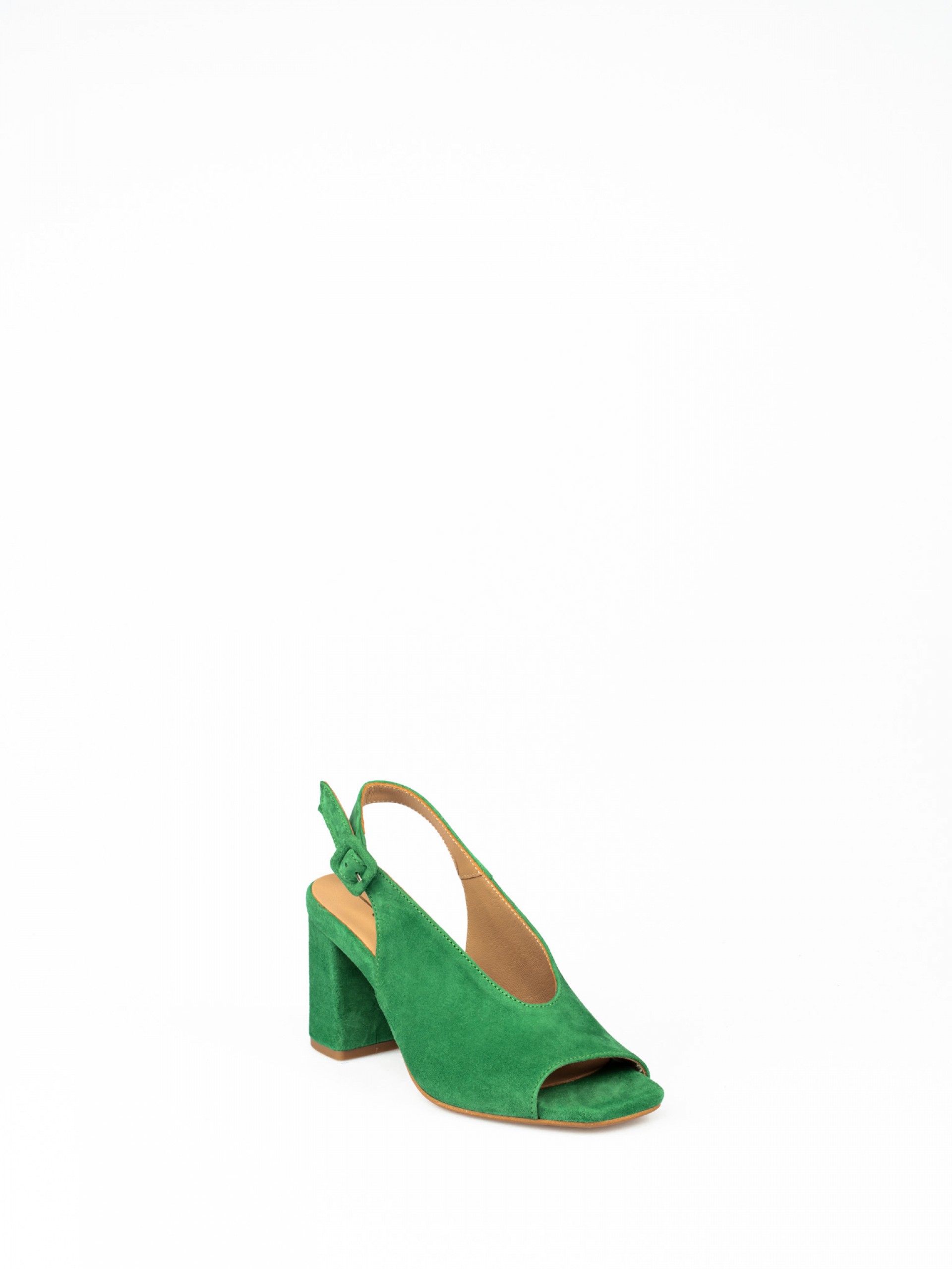 Suede High Heel Sandals