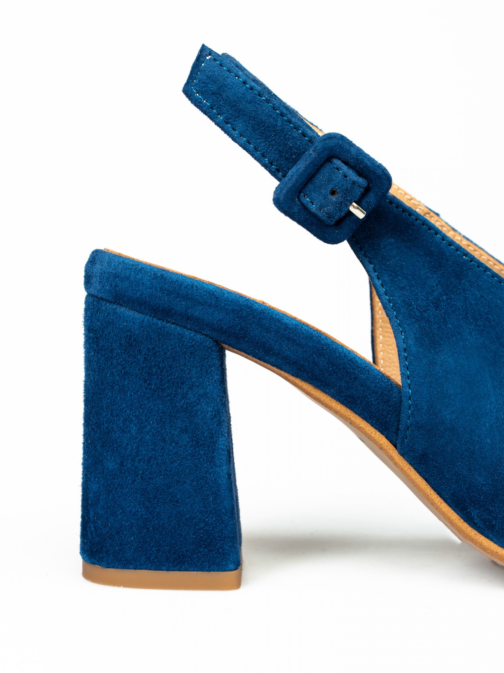 Suede High Heel Sandals