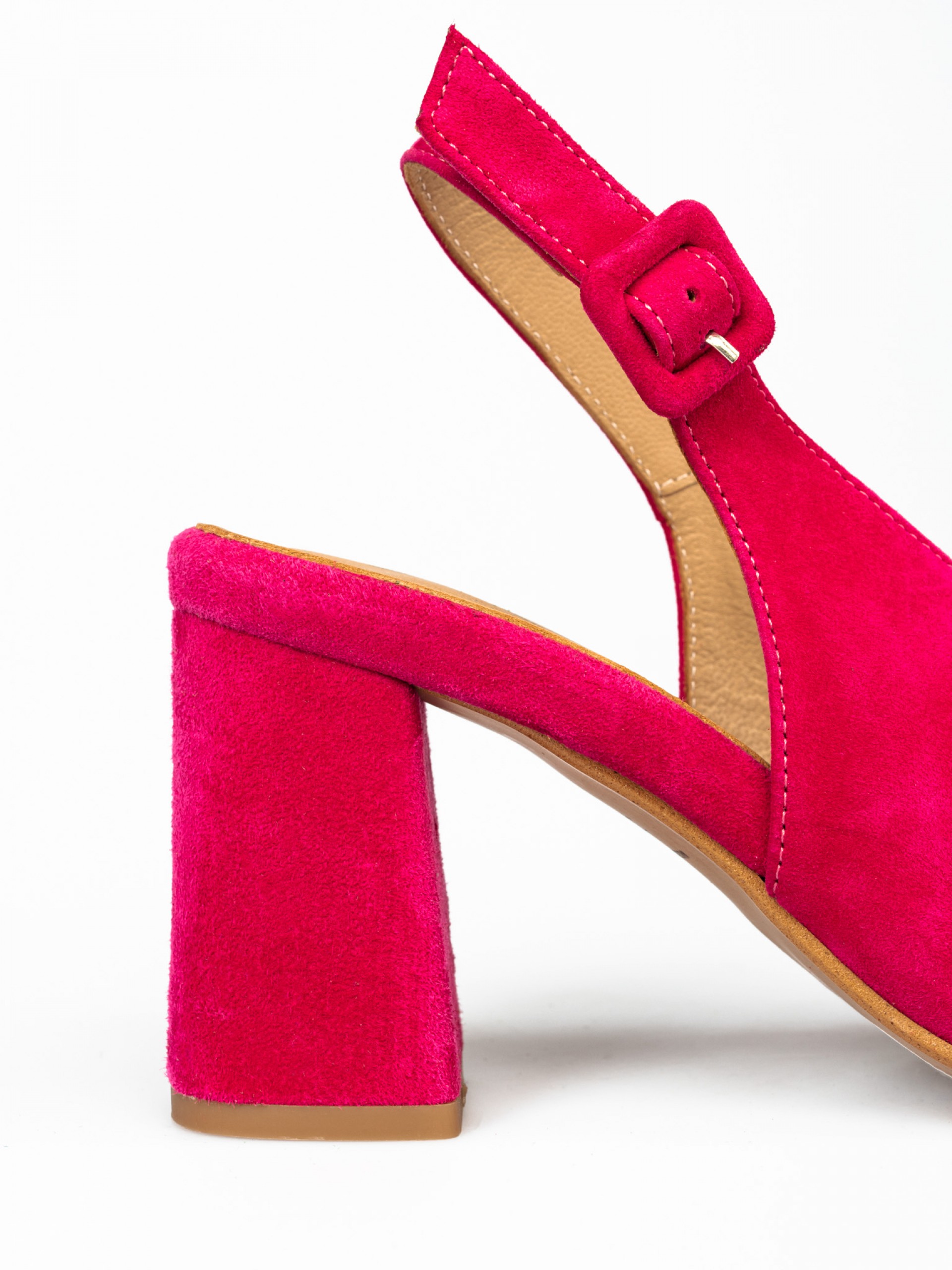 Suede High Heel Sandals