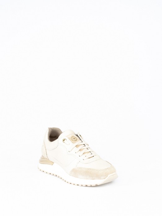 Lace-up Leather Sneakers